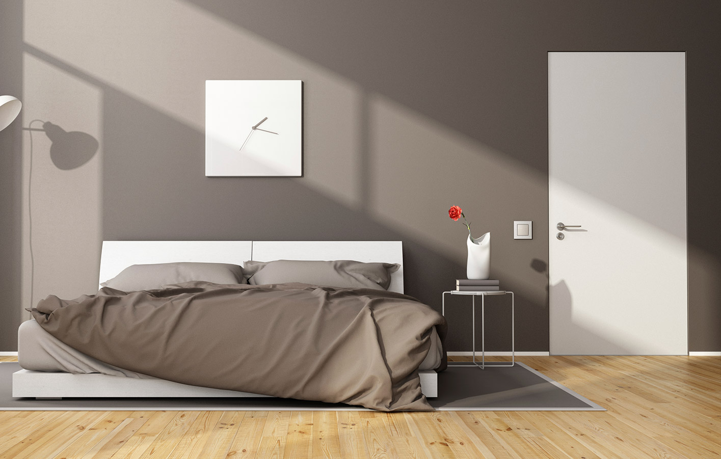 Wir haben eine große Auswahl an Weißlacktüren Weißlacktüren in einem Schlafzimmer